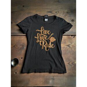 HARLEY DAVIDSON Jamaica Motorcycle Live Love Ride T Shirt Size Small